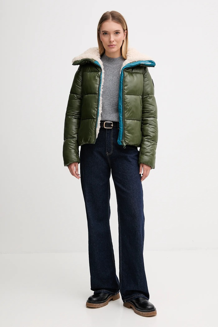 Bunda Save The Duck MOMA D30974W.LOVE21 zelená AW25