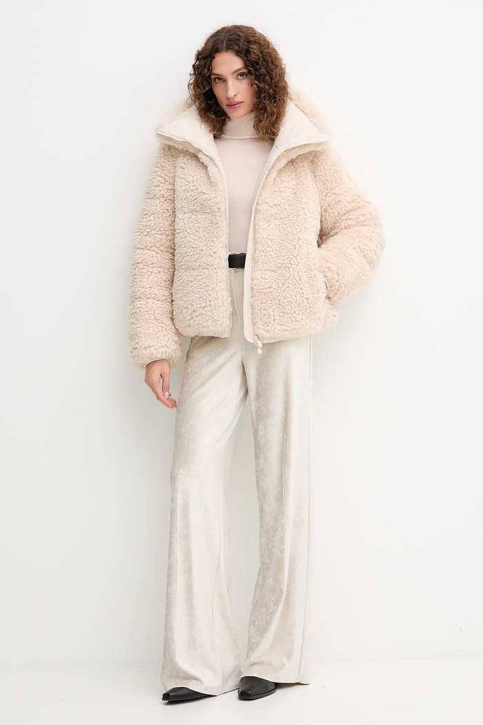 Μπουφάν Save The Duck KENNIE D31990W.CURL21 μπεζ AW25