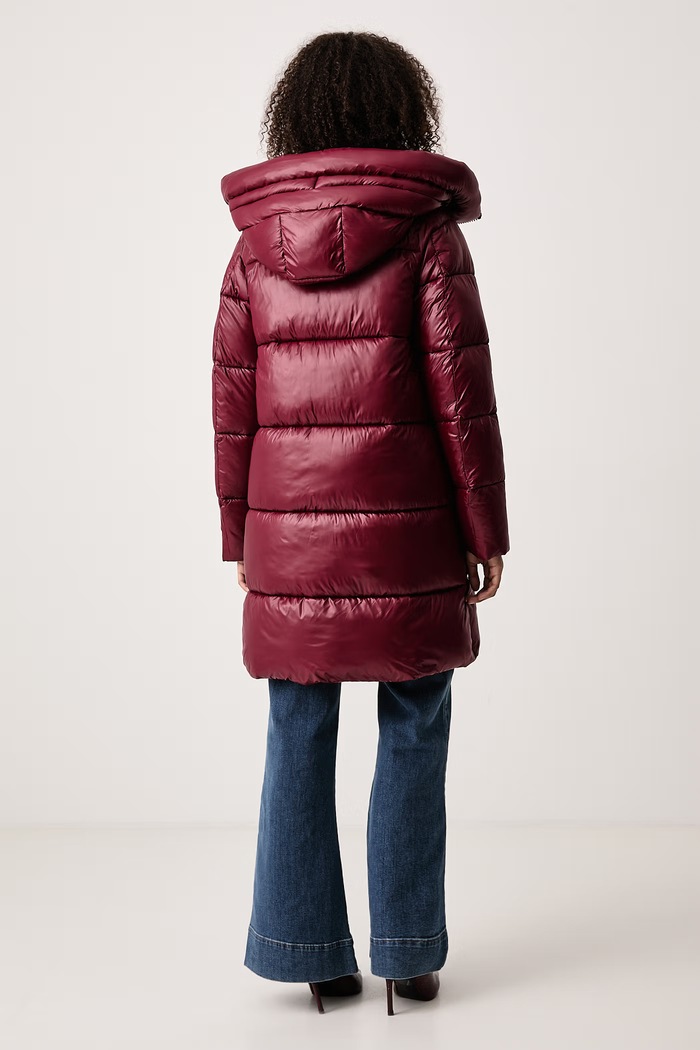Îmbrăcăminte Save The Duck Jachetă lungă pentru femei ISABEL D45510W.LOVE21 burgundia