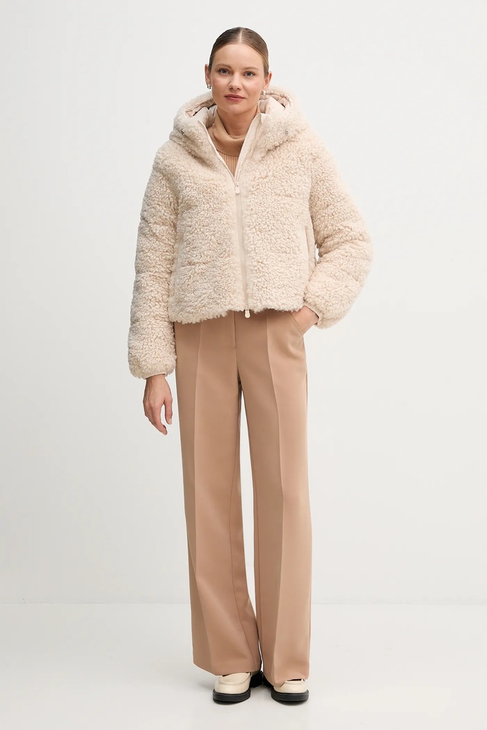 Яке Save The Duck DADA D32369W.CURL21 бежов AW25