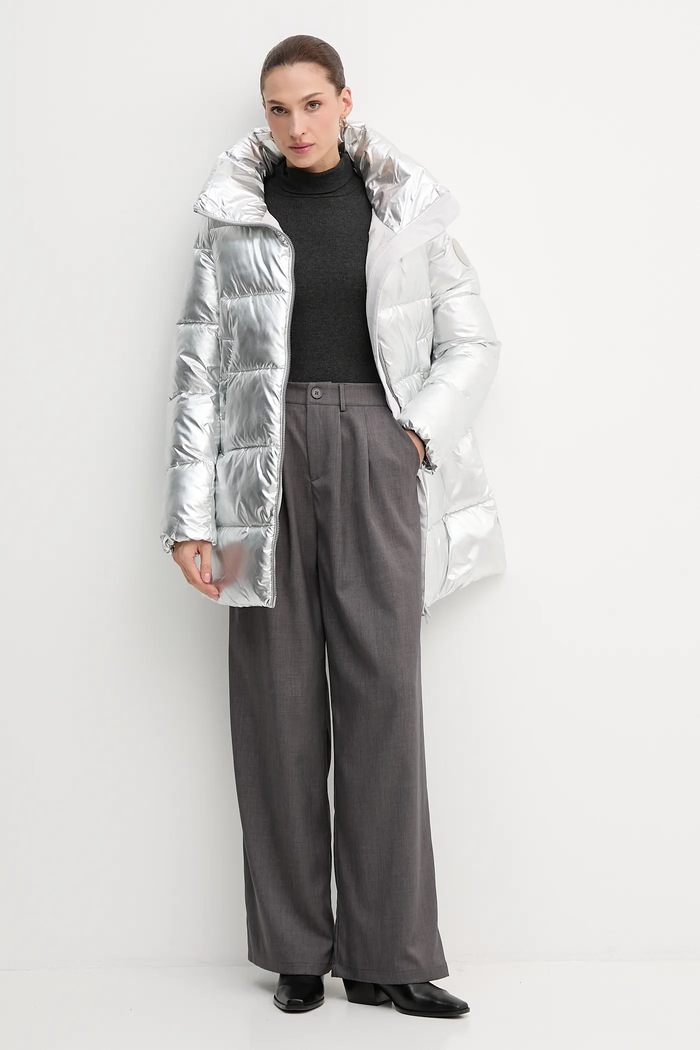 Bunda Save The Duck GERDA D42381W.ICED21 strieborná AW25