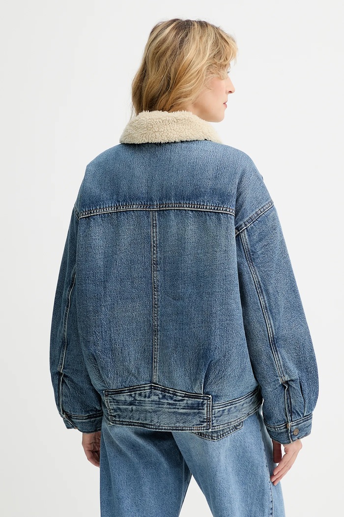 Oblečenie Rifľová bunda Levi's 003JF tmavomodrá