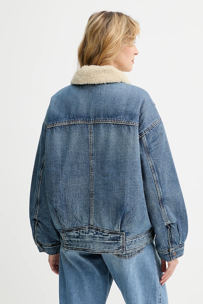 Oblečenie Rifľová bunda Levi's 003JF tmavomodrá