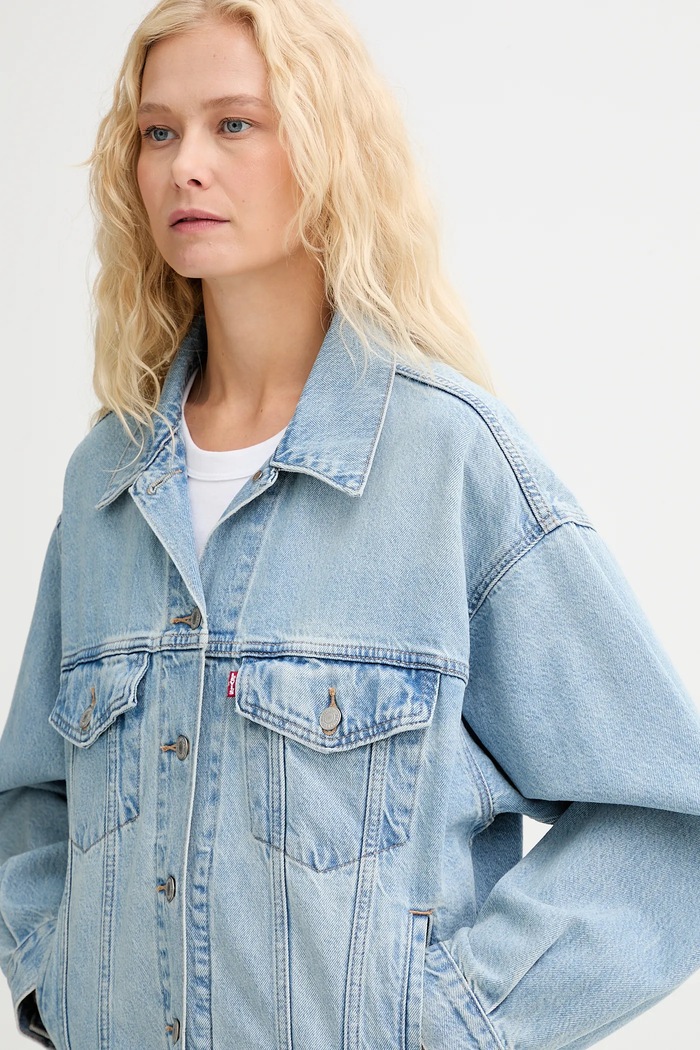 Levi's geacă jeans albastru A1743.0140