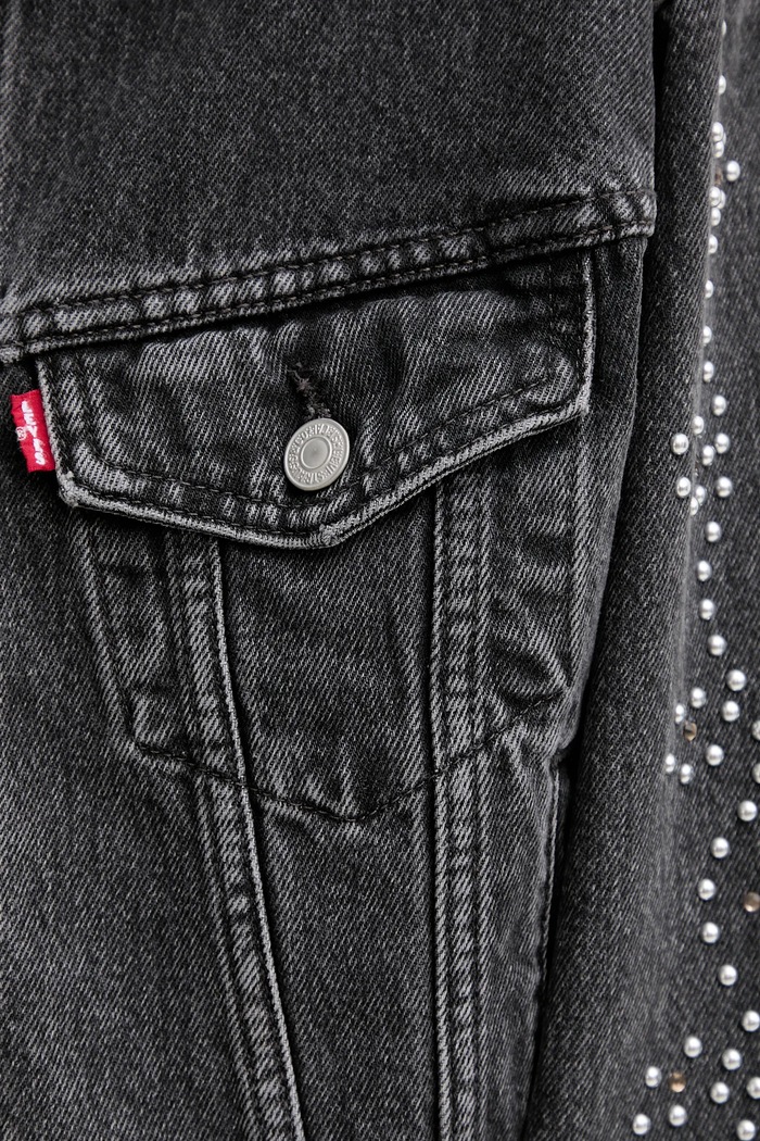 Rifľová bunda Levi's A9456 sivá