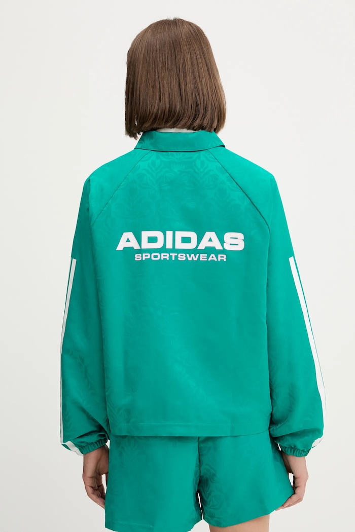 Odzież adidas kurtka House of Tiro JL9204 turkusowy