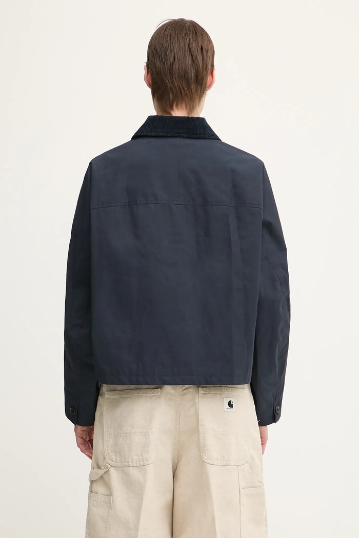 Clothing A.P.C. cotton jacket Veste Becca COHIL.F02990 navy
