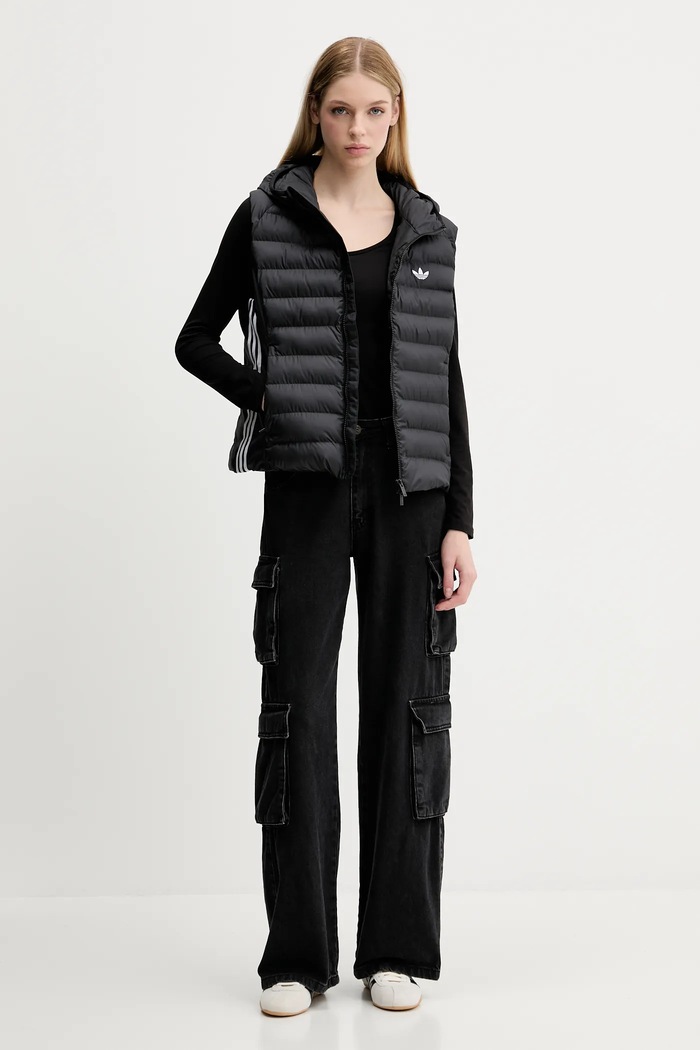 adidas Originals bezrękawnik Slim Vest JX2943 czarny AW25