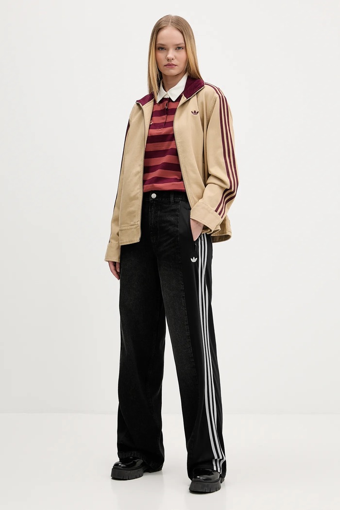 adidas Originals kurtka bawełniana KF2312 beżowy AW25