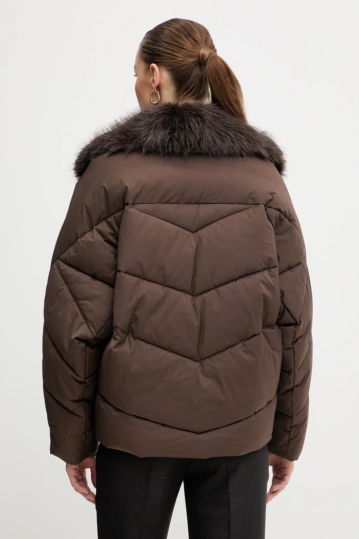 Odzież Marciano by Guess kurtka ESTELLA 5BGL33.7378A brązowy
