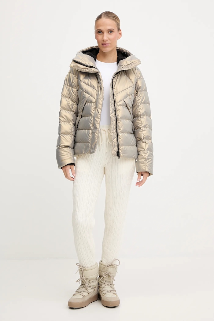 Páperová bunda Helly Hansen WINTER BLISS 54459 zlatá AW25