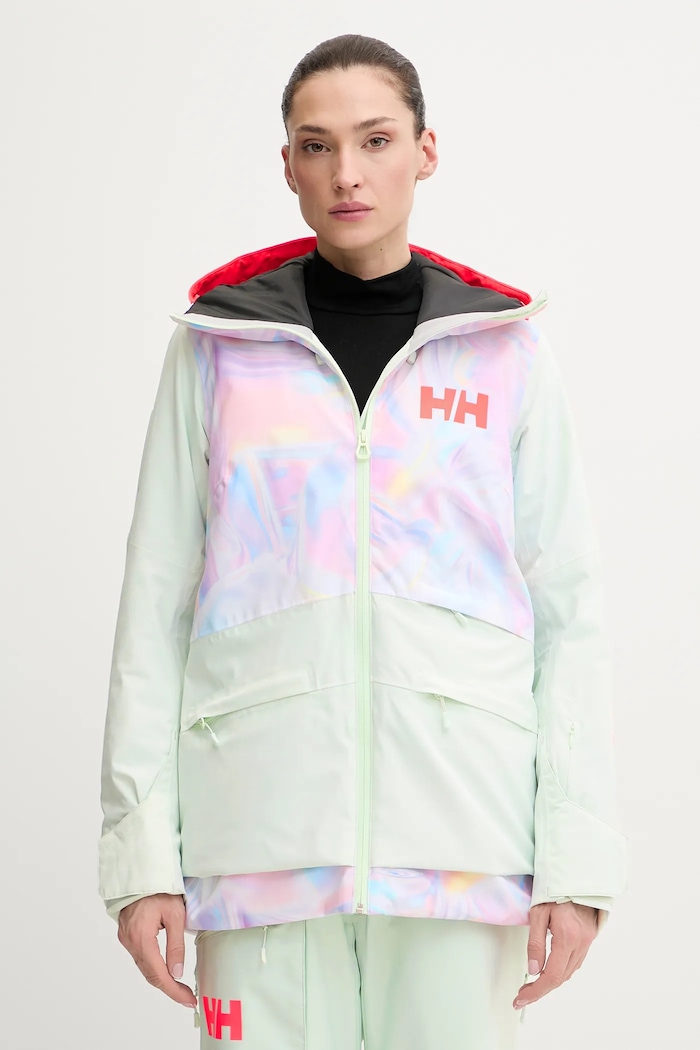 Helly Hansen geacă de schi POWCHASER 2.0 Sporturi de iarnă verde 65923