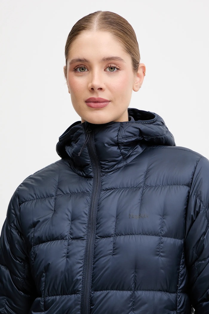 Turistická bunda Haglöfs Hede tmavomodrá 608098