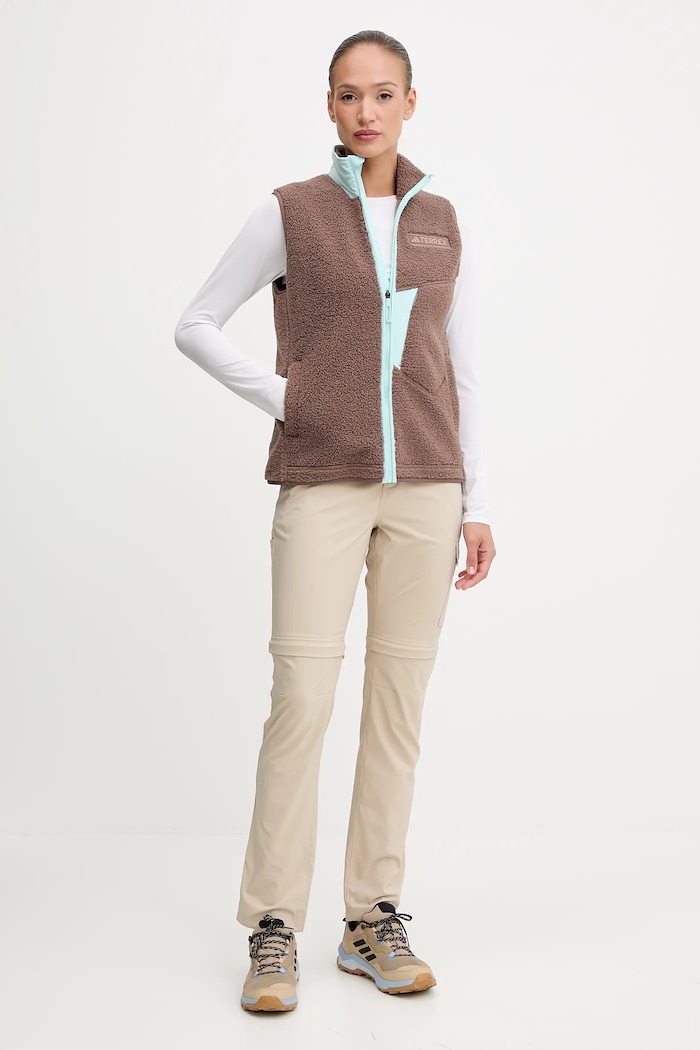 adidas TERREX vestă de exterior JN0927 maro AW25
