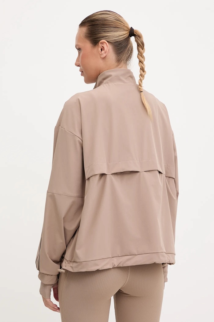 Îmbrăcăminte adidas Performance jachetă de antrenament HYGLM JX3857 maro
