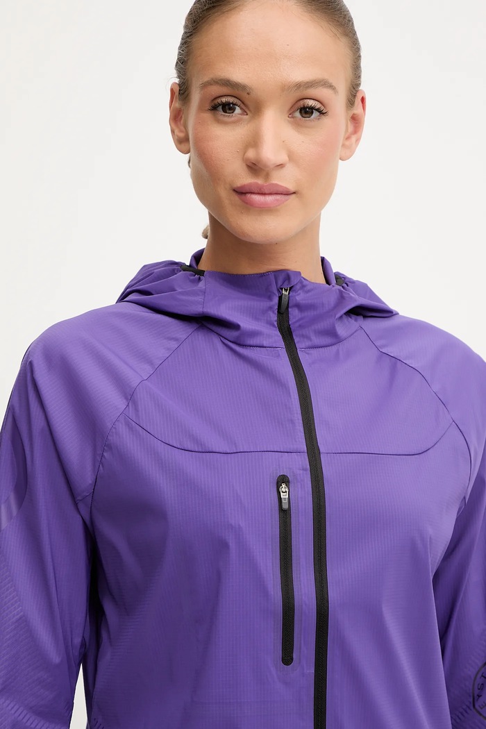 Tréninková bunda adidas by Stella McCartney fialová JX9082