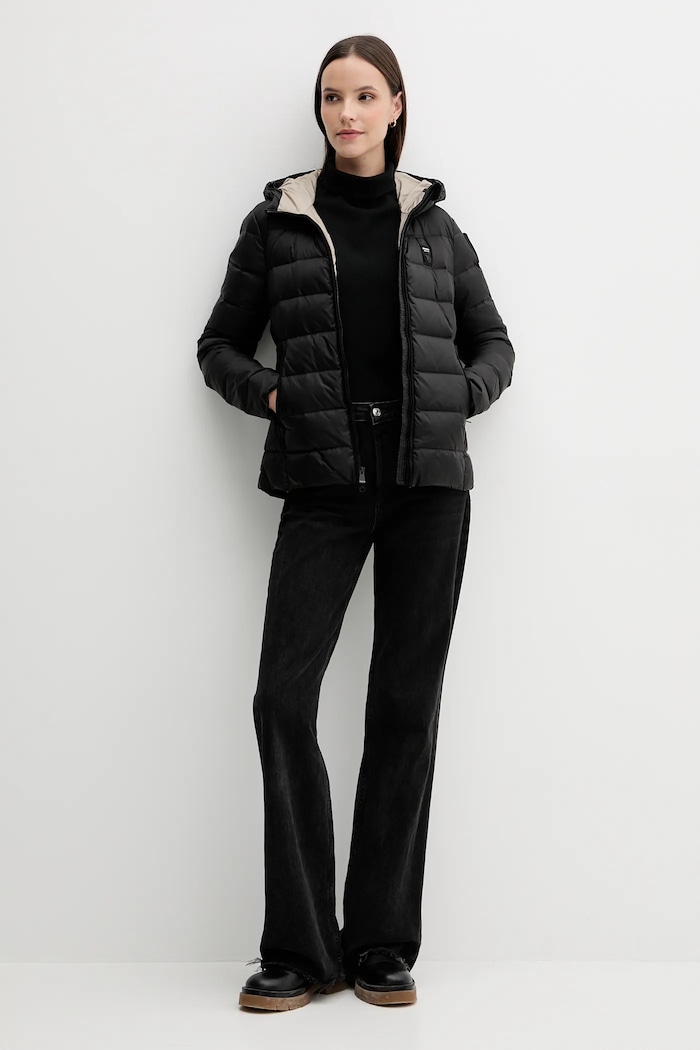 Blauer Kurtka puchowa CHARME BLDC03100 czarny AW25