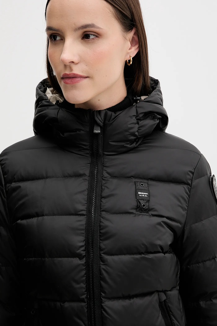 Kurtka puchowa CHARME Blauer BLDC03100 czarny