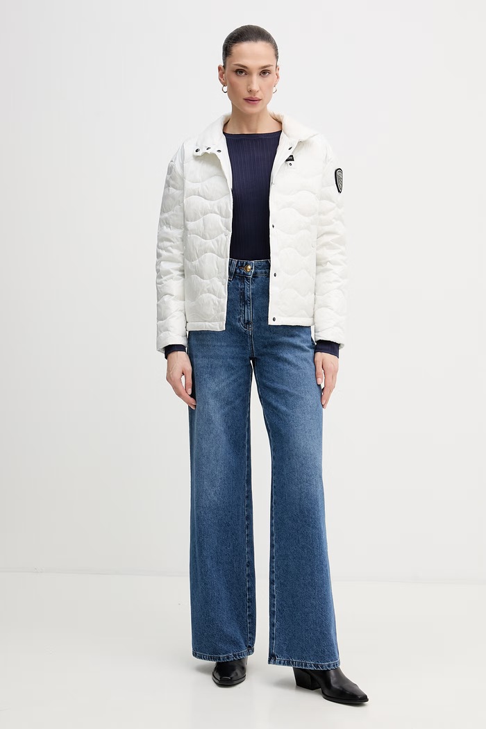 Páperová bunda Blauer LAMARTINE BLDC03167 biela SS26