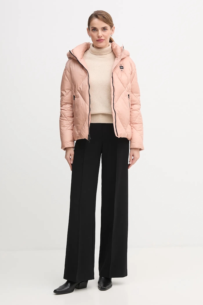 Páperová bunda Blauer LAMARTINE BLDC03167 ružová SS26