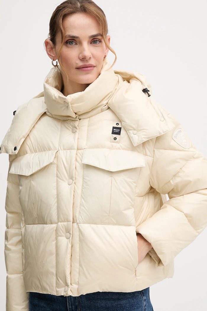 Blauer geacă de puf LAVAL bej BLDC03169