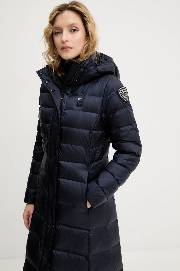 Páperová bunda Blauer ANITA modrá BLDK03101