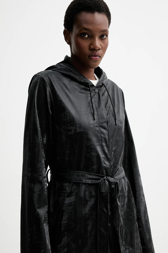 Rains geacă 12040 A-Line Longer W Jacket negru 12040.