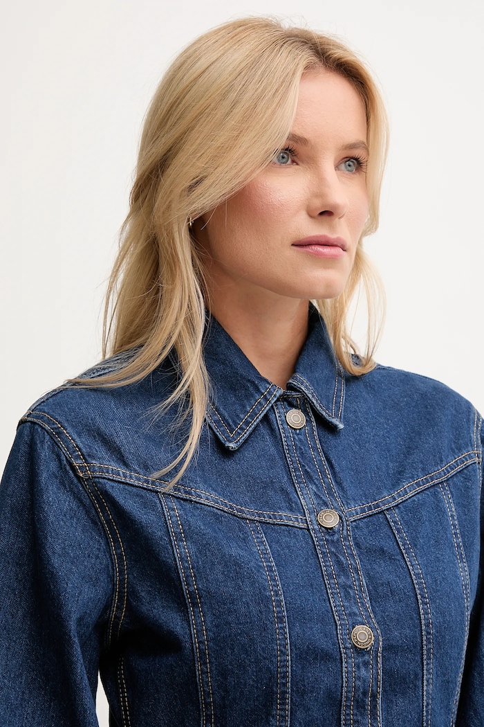 Τζιν μπουφάν Pepe Jeans PL4024328 μπλε
