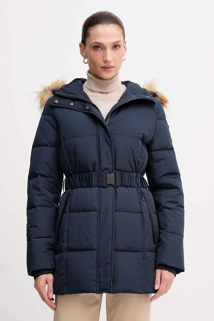Bunda Pepe Jeans zateplené tmavomodrá PL4024336