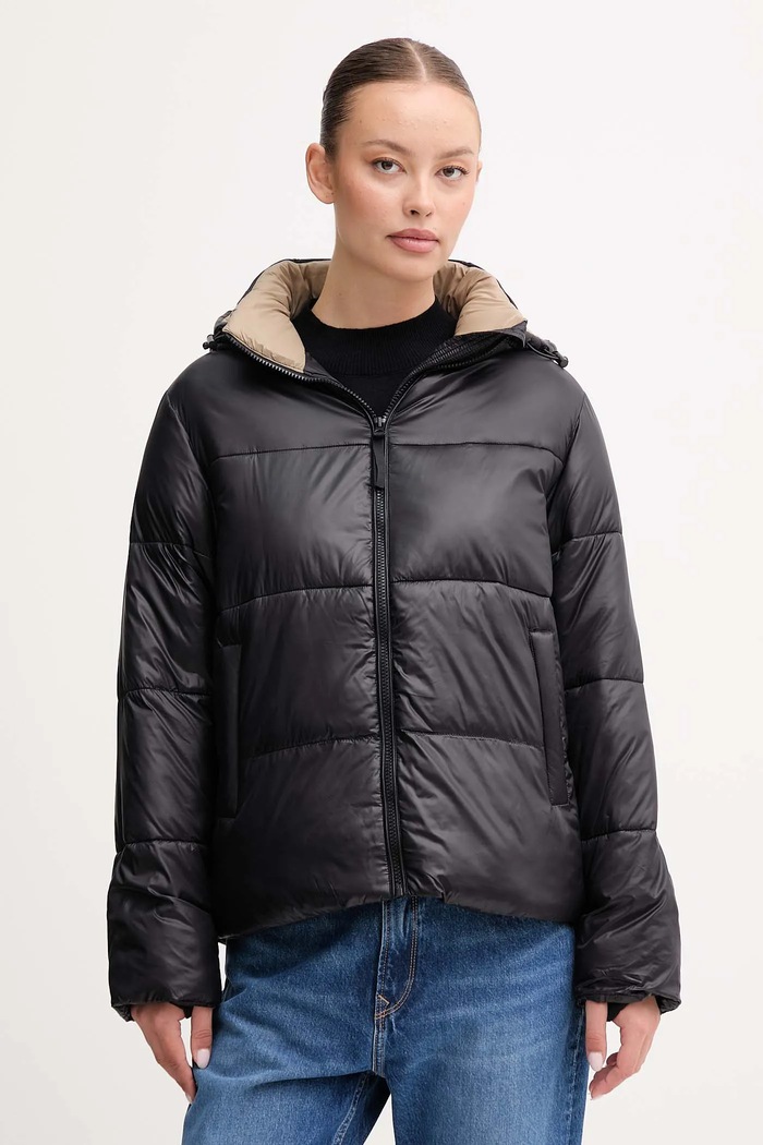Bunda Pepe Jeans zateplené čierna PL4024339