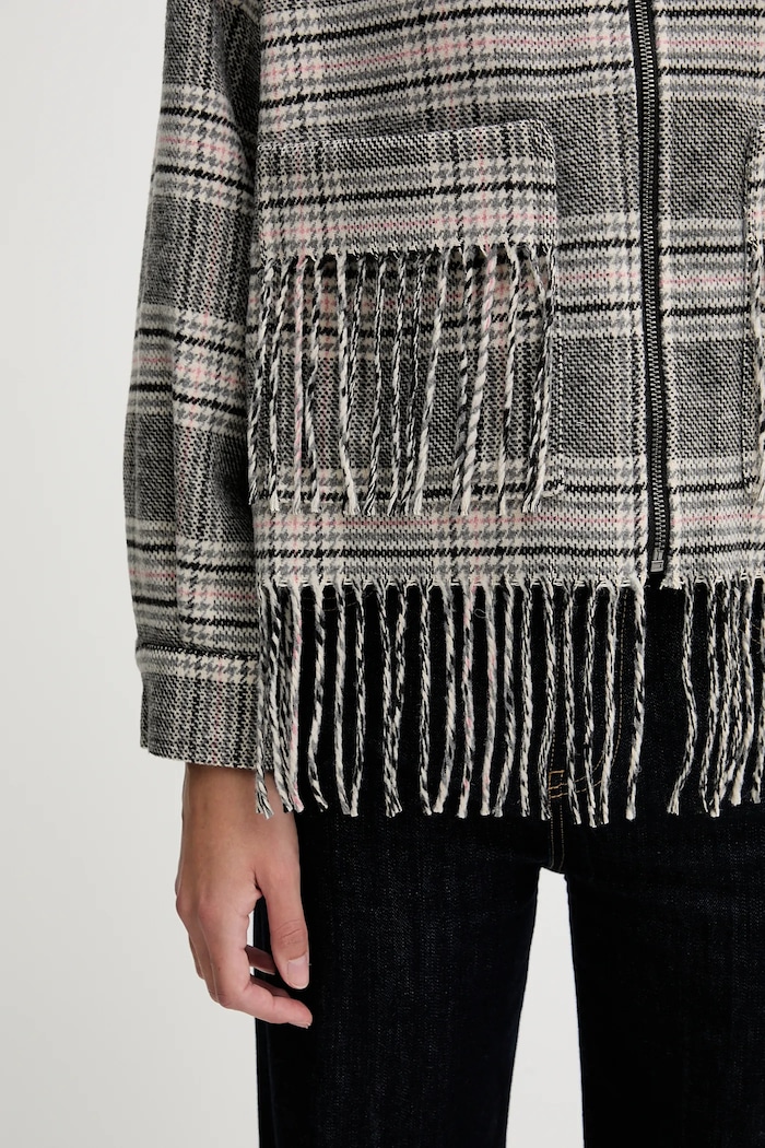 Bunda s prímesou vlny Pepe Jeans PL4024341 sivá