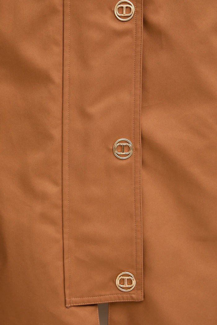 Twinset kurtka 252TP2060 brązowy