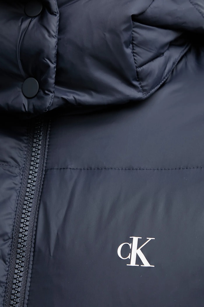 Пухено яке Calvin Klein Jeans LV047D501G тъмносин