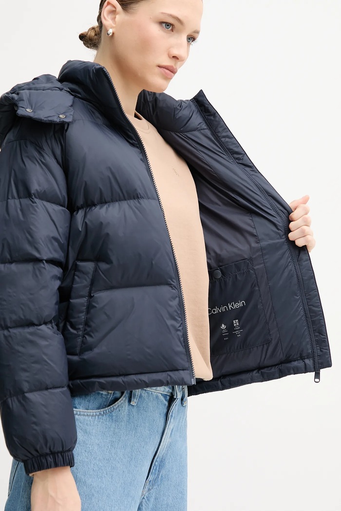 Пухено яке Calvin Klein Jeans LV047D501G