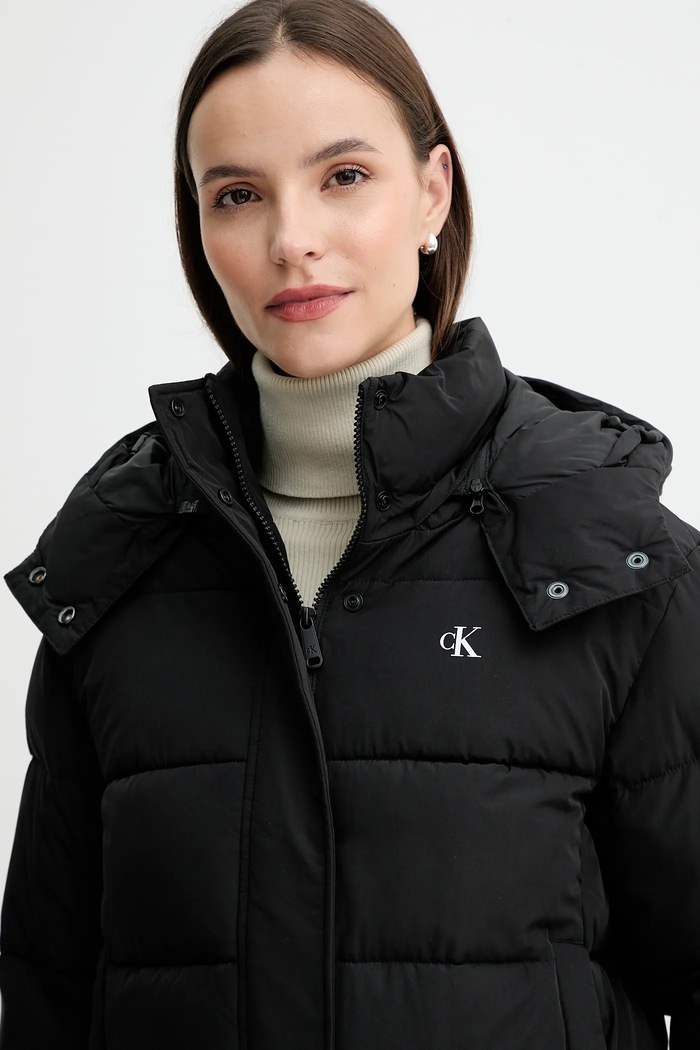 Bunda Calvin Klein Jeans čierna LV047D513G