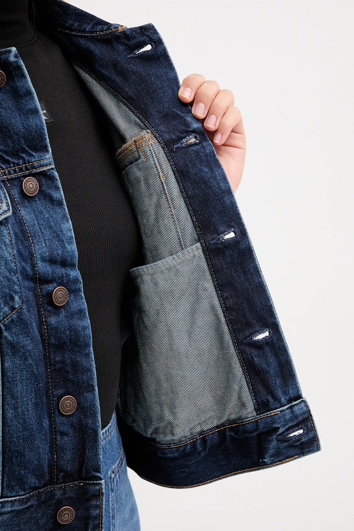 Bavlnená rifľová bunda Calvin Klein Jeans LV047D838G