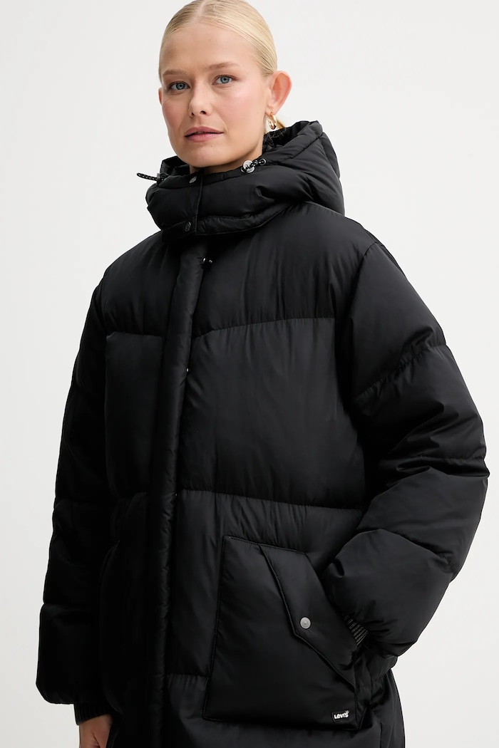 Páperová bunda Levi's čierna 003HB