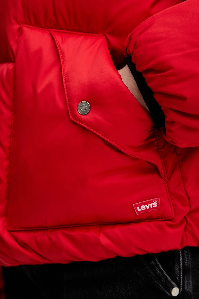 Péřová bunda Levi's 003MD červená