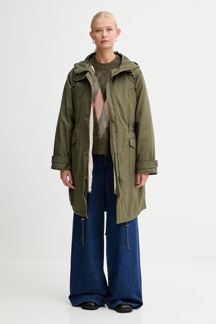 Levi's parka pozostałe zielony 004GS