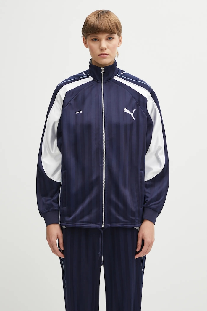 Puma PUMA x GUIZIO bluza rozpinana damska pozostałe granatowy 632558