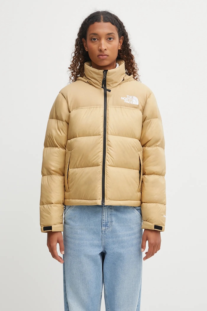 Péřová bunda The North Face 1996 Retro Nuptse péřové béžová NF0A3XEOGM31
