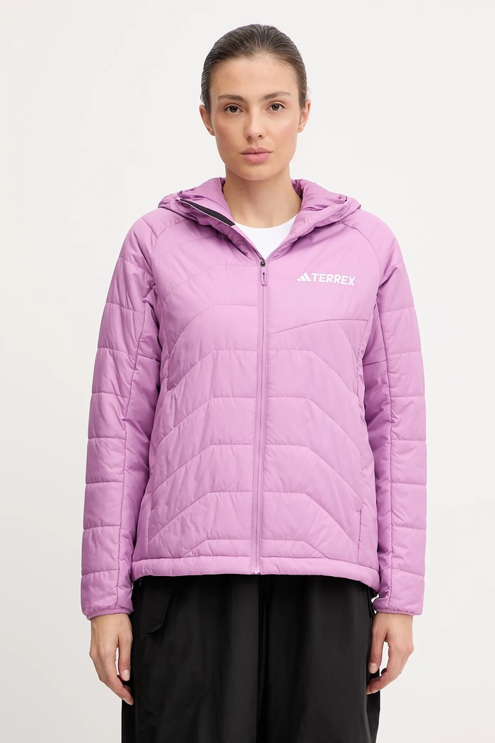 Športová bunda adidas TERREX Multi Insulated jemné zateplenie ružová JN0799