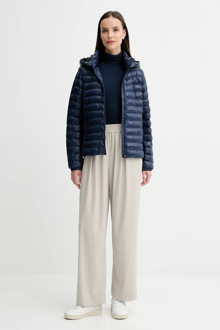 Bunda Tommy Hilfiger WW0WW47351 tmavomodrá AW25