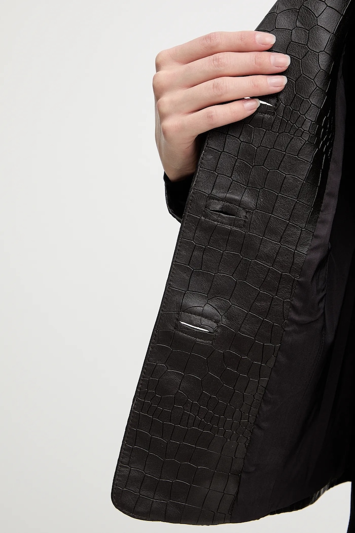 Luisa Spagnoli giacca in pelle 542377