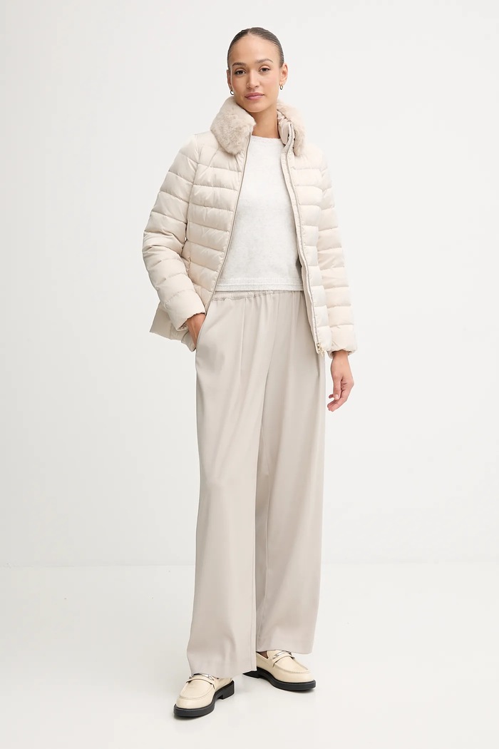 Páperová bunda Geox BETTANIE W5626T.T3122 béžová AW25