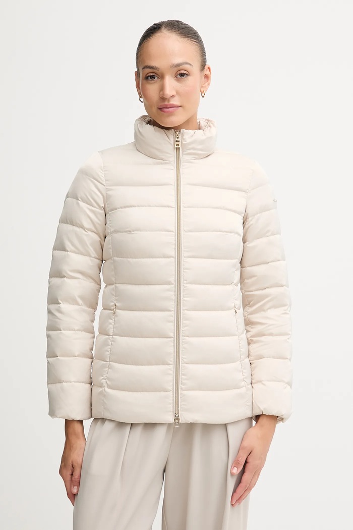 Páperová bunda Geox BETTANIE béžová W5626T.T3122