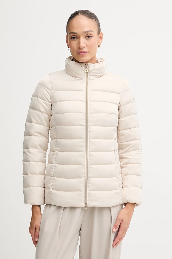 Páperová bunda Geox BETTANIE béžová W5626T.T3122