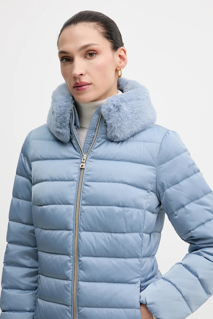 Páperová bunda Geox BETTANIE modrá W5626T.T3122
