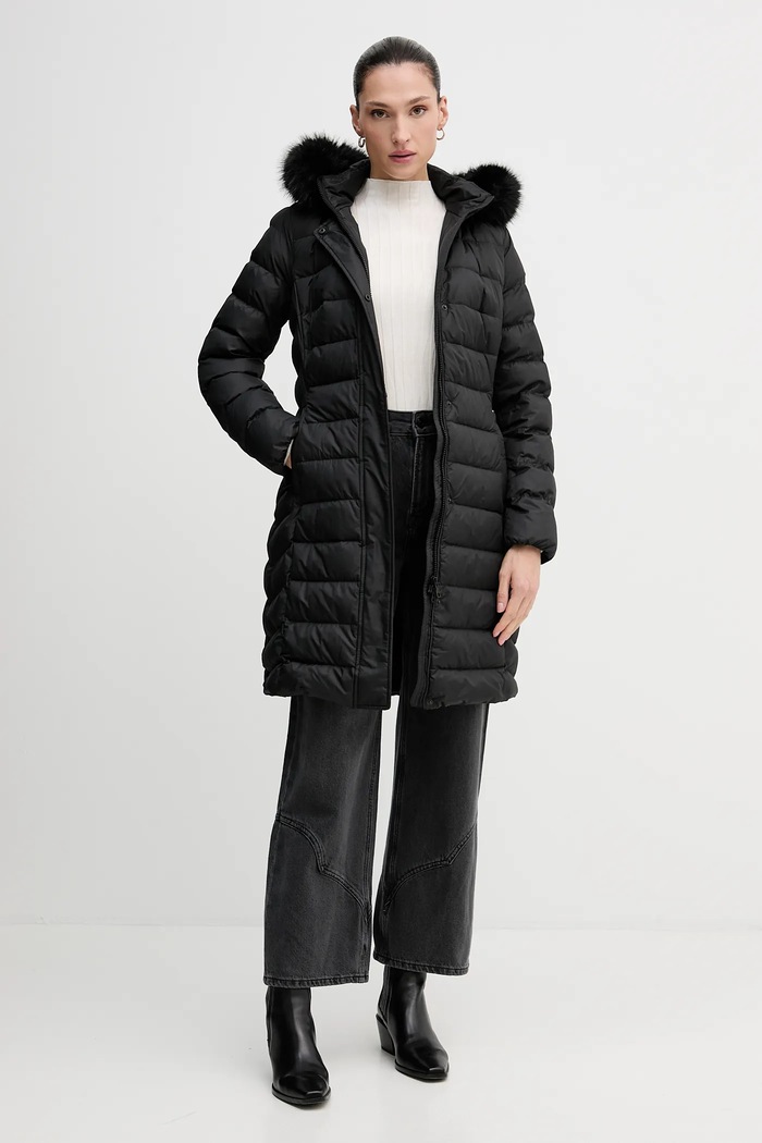 Geox kurtka puchowa CATRIA W5626F.T3152 czarny AW25