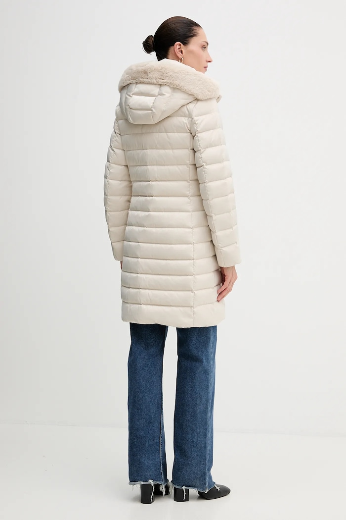 Oblečenie Páperová bunda Geox BETTANIE W5626H.T3122 béžová